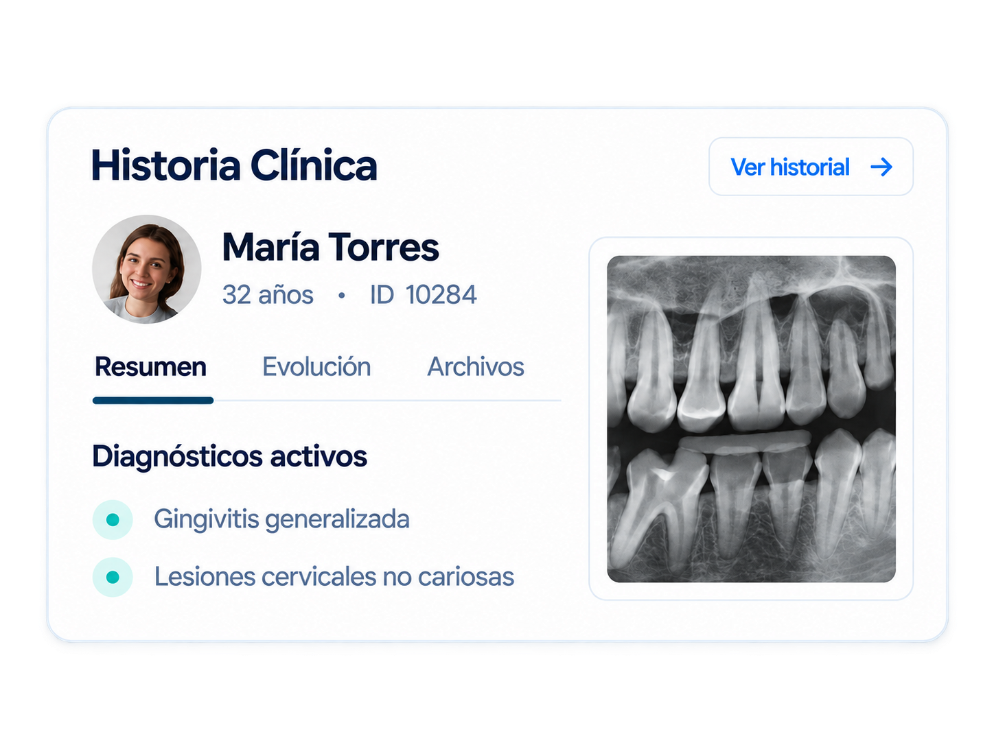 Historia clínica de Dentria